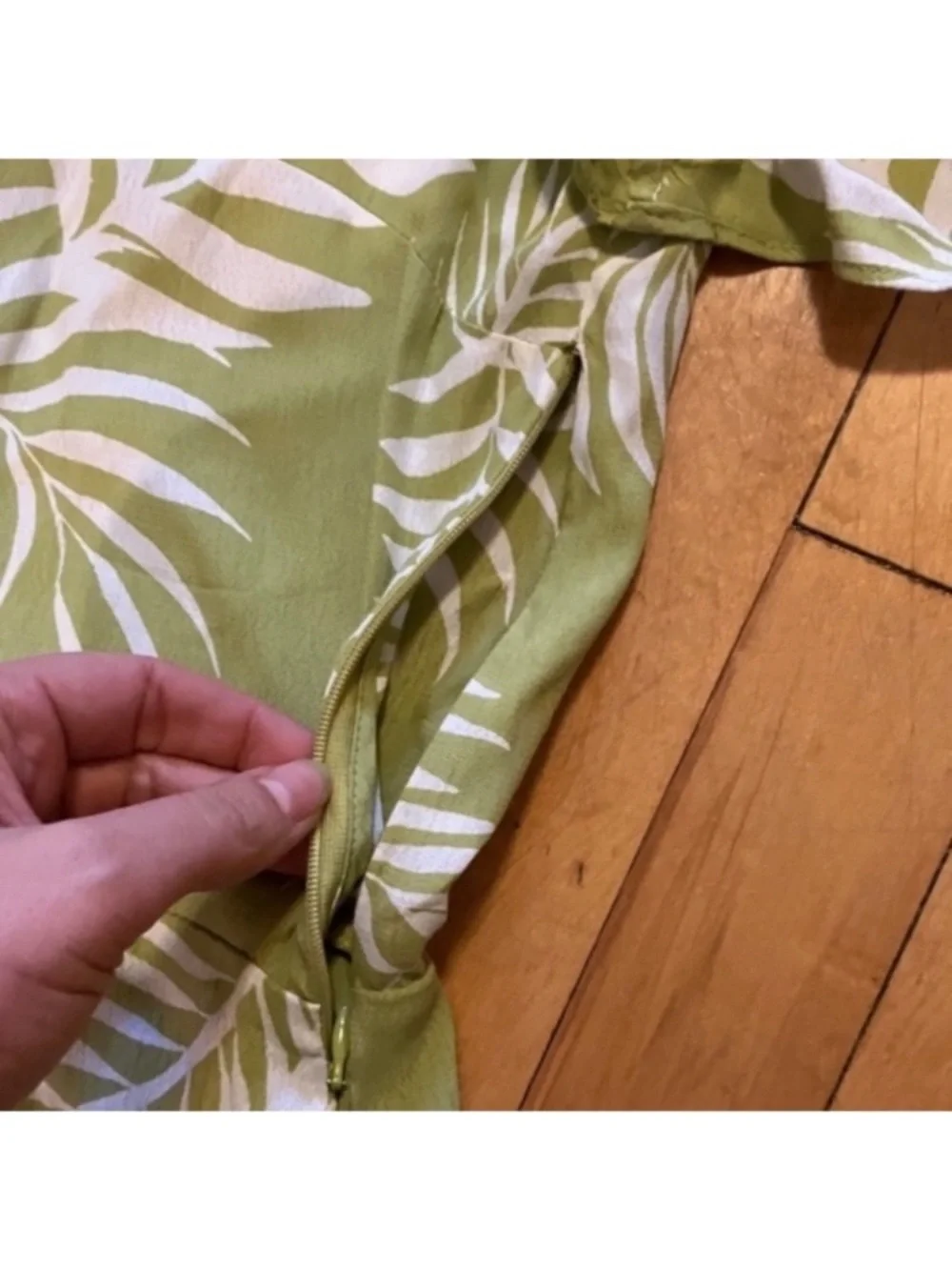 Cleobella Remington Palm Green Romper Size Small